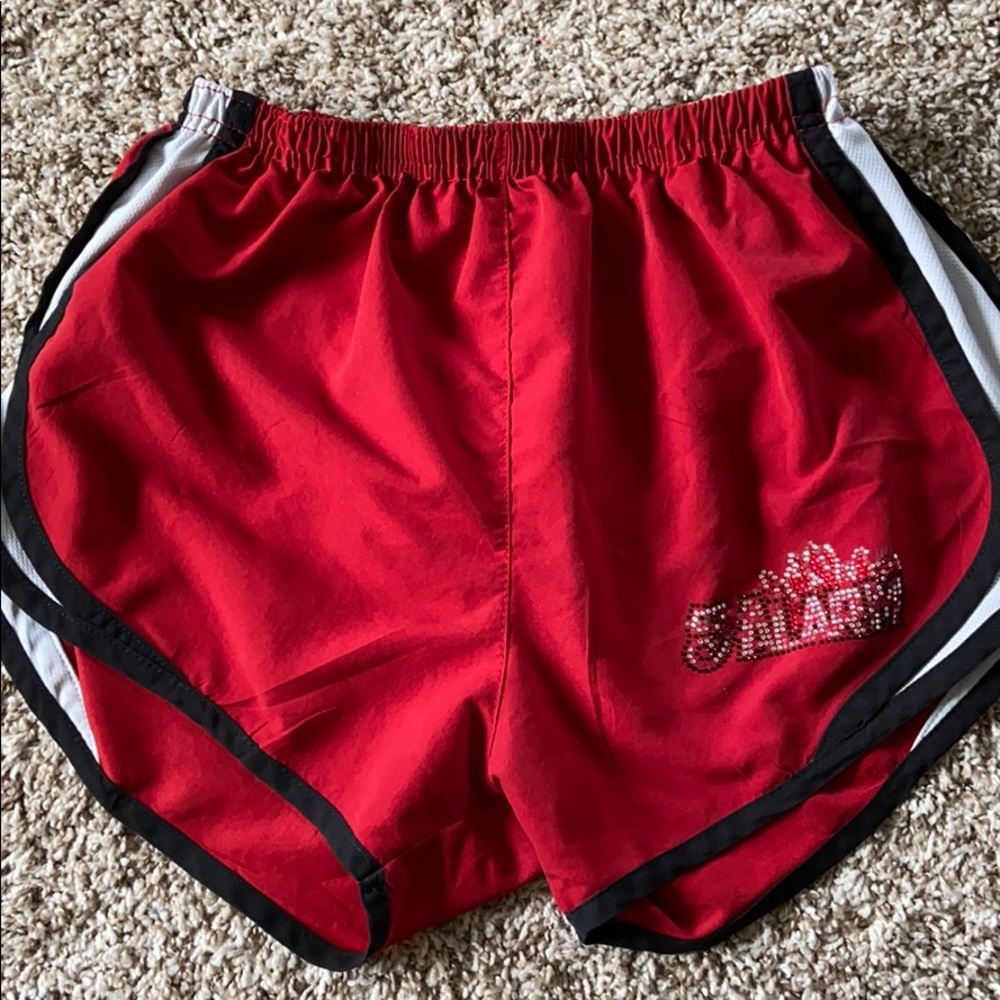 Red shorts